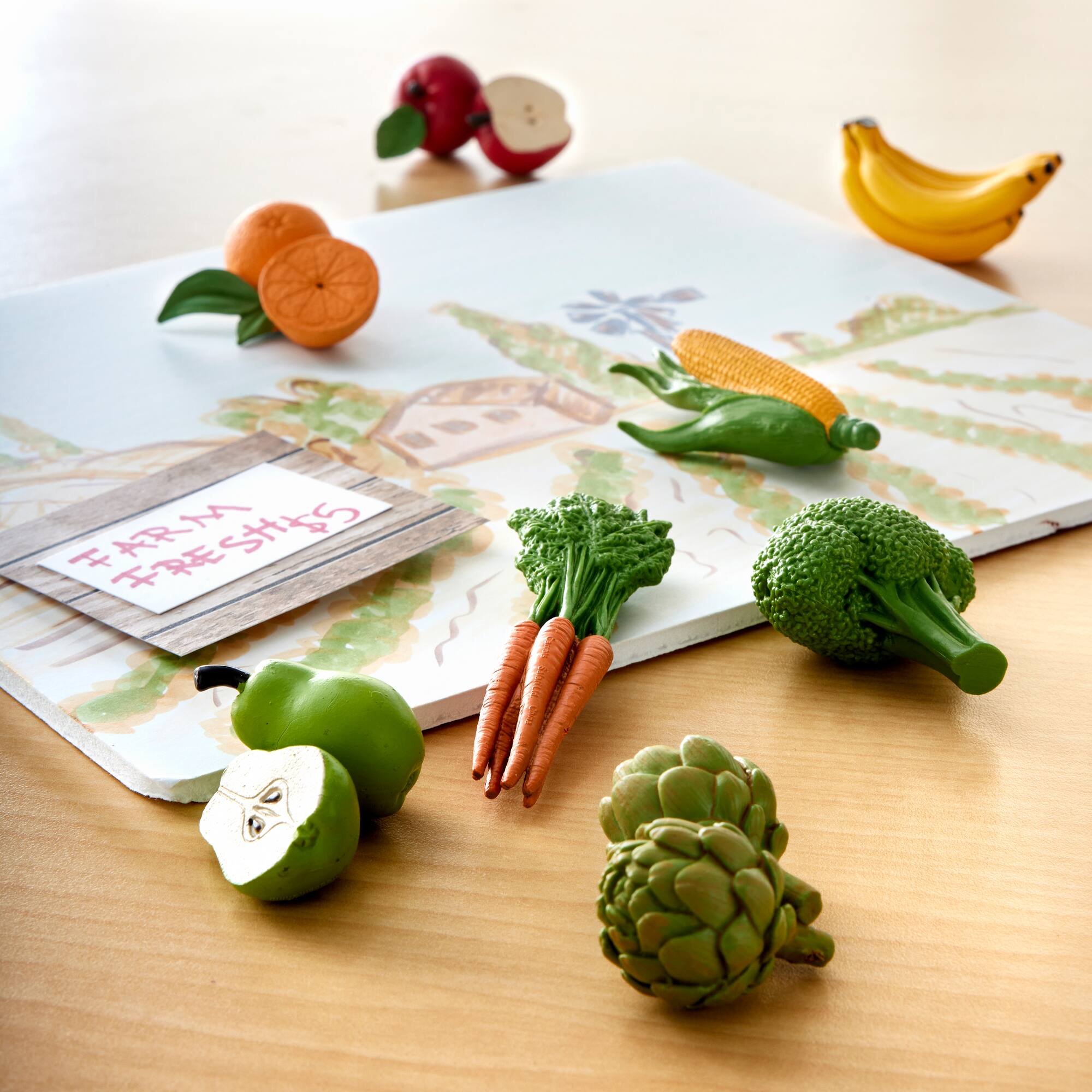 12 Pack: Safari Ltd® TOOBS® Fruits & Vegetables Set